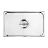 Vogue DN735 stainless steel gastronorm pan lid 1/1 GN with centre handle – Australia