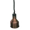 Benchstar HYWAL04 pull-down heat lamp in antique copper finish, 240 V 250 W, adjustable 600–1500 mm – Australia