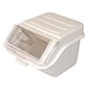 Vogue GJ499 38L commercial ingredient storage bin with clear sliding lid and scoop – Australia