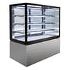Anvil NDHV4740 1200mm 4 tier hot display showcase with square glass