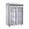 Inomak UFI2140G Double Door Upright Glass Door Freezer
