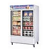 Turbo Air FRS-1250F 1250L 2-door upright display freezer with triple-pane glass doors