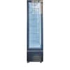 Cold Display Solution USR-215 slimline display fridge, 215L, black finish, upright single glass door – Australia