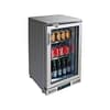 Thermaster SC148SG stainless bar cooler 600×535×900 mm, 129 L, 2–8°C, double-glazed door – Australia