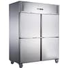 FED-X XURF1410S2V Four Door Stainless Steel Upright Freezer with 1410L Capacity