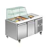 alt="Thermaster THP2100SALGC Deluxe Salad Bar – Stainless Steel"