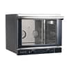 Tecnodom TDE-4CGN Nerone EKO GN 1/1 convection oven, 4 trays, 280°C, stainless steel – front view, Australia