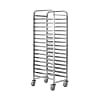 Kitchen Knock 393577 Stainless Steel GN Pan Trolley – 16 Tier 1/1 Size for Commercial Use