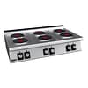 Fagor Kore C-E760 6 Burner Bench Top Electric Cooktop – 1200mm, 15.6kW, Stainless Steel