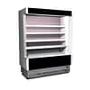 Tecnodom TDVC80-CA-187 open chiller with 4 shelves for supermarket and retail