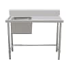Kitchen Knock Stainless Steel Sink Bench Left 2100x600mm