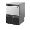 Hoshizaki KM-80C HC crescent ice maker with built-in drain pump, 68kg daily production, stainless steel – front view, Australia