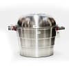 Kitchen Knock 069076 500mm Tri-Tier Stainless Steel Steam Pot – Commercial Use on Gas Cooktops