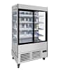 Atosa YLM480B closed stainless steel multideck display fridge 480L