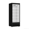 Thermaster LG-600BGBM Single Door Commercial Supermarket Fridge with Black Finish and Digital Control