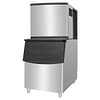 Blizzard SN-1000P air-cooled ice maker with 450kg daily output, 170kg storage bin, stainless steel – front view, Australia