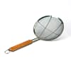 Kitchen Knock 11" Skimmer - Fine Mesh Stainless Steel with Mahogany Handle for Precision Skimming