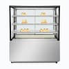 Bromic FD4T1200H heated food display, 4 tiers, 1200mm wide, glass cabinet, bain marie humidity, Australia.