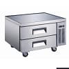 FED-X XCB-36 Chef Base Refrigerated Drawer Bench with 184L Capacity and Dual Drawers
