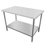 Kitchen Knock 631115 stainless steel workbench with timber layer 1200x700mm, solid undershelf – Australia