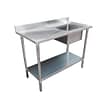 FED Modular System Single Sink Bench (Right Hand)