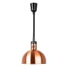Apuro Retractable Dome Heat Lamp Shade – Copper Finish