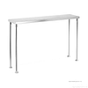 FED WBO1-1200-400 stainless steel single tier workbench overshelf, 1200×400×450mm, 304-grade – front view, Australia