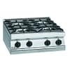 Fagor CG7-40H Natural Gas Boiling Top with 4 Cast Iron Burners – 700 Series Stainless Steel