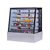 Bonvue SLP850C deluxe chilled display cabinet 720L with LED lighting, 1500mm wide, stainless steel – front view, Australia