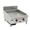 Gasmax GG-24 Two Burner Natural Gas Griddle – Stainless steel griddle for restaurants.