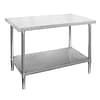 alt="Ex-Showroom 1200mm Stainless Steel Workbench - Affordable Prep Area
