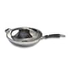 Benchstar IW-WOK36 induction wok, Ø 360mm stainless steel, 3-layer structure – front view, Australia