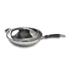 Benchstar IW-WOK36 induction wok, Ø 360mm stainless steel, 3-layer structure – front view, Australia