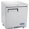 Atosa MBC24R stainless steel chiller cabinet, 105L capacity, fan-cooled, 605mm wide – front view, Australia