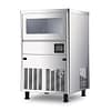 Blizzard SN-80C professional crescent ice maker, 95kg daily output, 40kg storage bin, stainless steel – front view, Australia