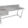 Kitchen Knock Full Stainless Steel Double Sink Bench – 1800x600mm