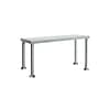FED WBO1-1500 stainless steel single tier workbench overshelf 1500mm, 304 grade, commercial kitchen – Australia