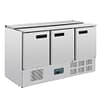 Polar G607-A G-Series saladette counter fridge, 368L stainless steel prep fridge, 4×1/1 GN capacity, Australia