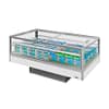 Bonnet Névé Captur dual-temperature island display case with R290, glass sliding lids, LED lighting – 1500/2000mm, supermarket freezer Australia