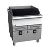 Fagor Kore 700 Series B-G7101 bench top gas chargrill, 800mm wide, stainless steel, made in Spain – front view, Australia