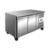 Thermaster GN2100BT tropicalised 2 door gastronorm bench freezer 314L stainless steel – Australia