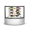 Bonvue C1484-3S chilled corner display 1484mm wide with LED lighting and tempered glass shelving – Australia