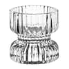 Olympia HZ331 ridged glass tealight holders 6 pack clear candle cups 52×52mm for restaurants cafés Australia