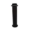 FED DS86L knock out waste tube, 900mm height, acrylic knock bar, café coffee waste bin – front view, Australia