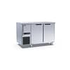 Thermaster TL1200BT Stainless Steel Double Door Workbench Freezer with 250L Capacity