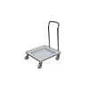 Kitchen Knock 415785 dishwasher rack trolley with food‑grade polypropylene, 540mm, no power, grey – front view, Australia