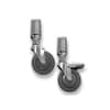 FED LC-02/A Castor & Leg Kit - Stainless Steel - 6-Piece Set