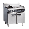 Cobra CR9B 900mm two burner griddle gas range static oven stainless commercial cookline Australia