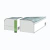 alt="Bromic Flat Side Panel – Irene ECO 250 Island Freezer Accessory"
