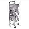 Kitchen Knock 397161 16-tier stainless steel bakery trolley for 400×600 mm trays with braked castors – Australia